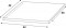 DEFILE p�.schodowa florenty�ska - naro�nik lev� 42x42 bia�a DCC4J360 [szkliwiona matowa]