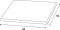 DEFILE p�.schodowa florenty�ska - naro�nik prav� 42x42 jasno be�owa  DCD4J363 [szkliwiona matowa