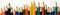 MIKADO dekor - pastel 20x40 wielobarwna WITMB014 [szkliwiona b�yszcz�ca]