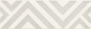 Dekor cienny Burano bar white C 237 x 78 Mat [DOMINO]