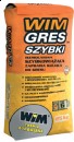 WIM GRES SZYBKI - wzmocniona, szybkowi���ca zaprawa klej�ca do p�ytek gresowych 25kg