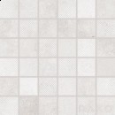 FORM mozaika set 30x30 cm 5x5 jasnoszara DDR05695 gadki-z reliefem mat [RAKO]
