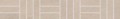TERRACOTTA bordura 30x4,7x0,8 jasno-be�owy DDPJ4625 [matowa szkliwiona]