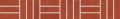TERRACOTTA bordura 30x4,7x0,8 czerwono-br�zowy DDPJ4627 [matowa szkliwiona]