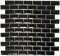Mozaika EL CASA RETRO BRICK BLACK 30,0x 30,0 GRESOWA