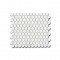 Mozaika Gresowa  ElCasa HEXAGON BLANCO SHINE 26x30