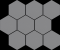 Cambia gris lappato heksagon 27,53x33,4cm Lappato Mozaika [CERRAD]