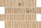 SANDWOOD BEIGE TRAPEZE MOSAIC MATT 20x29,9 Be WD484-010 [CERSANIT]