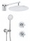 Temisto Zestaw prysznicowy podtynkowy chrom NAC_09QT [DEANTE]