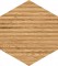 P�ytki �cienne Flare wood hex 125 x 110 Mat [DOMINO]