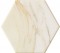 P�ytki �cienne Flare white hex 125 x 110 Po�ysk [DOMINO]