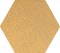 Dekor �cienny Bihara gold hex 125 x 110 Po�ysk [DOMINO]