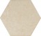 P�ytki �cienne Bihara beige hex 125 x 110 Mat [DOMINO]