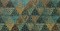 Dekor �cienny Margot green geo 608 x 308 Mat [DOMINO]