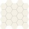 Mozaika �cienna All in white / white 306 x 282 Mat [DOMINO]