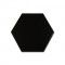 HEXATILE NEGRO MATE 17,5x20,0 [EQUIPE]