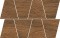 Prime Brown Mosaic Trapeze br�zowy 19 x 30,6 matowa	struktura	OD498-084 [OPOCZNO]
