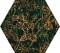 Urban Colours Green Inserto Szklane Heksagon C 19,8x17,1 struktura [PARADY�]