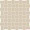 Modernizm Bianco Mozaika Prasowana K.3,6X4,4 30,86x30,86 [PARADY]