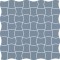 Modernizm Blue Mozaika Prasowana K.3,6X4,4 30,86x30,86 [PARADY]
