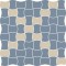 Modernizm Blue Mozaika Prasowana K.3,6X4,4 Mix 30,86x30,86 [PARADY]