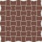 Modernizm Brown Mozaika Prasowana K.3,6X4,4 30,86x30,86 [PARADY]