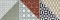 DECO pytka ceramiczna wysokospieczona 15x45 kolorowa DDPPD659 mat , z reliefem [RAKO]