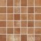 VIA mozaika set 30x30 cm 5x5 br�zowa DDM05713 mat z reliefem [RAKO]