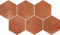 VIA p.podogowa-dekor 21x37 czerwono-brzowa DDVT8712 mat z reliefem [RAKO]