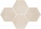 Stark Cream mosaic hexagon 28,3x40,8 Matowa [STARGRES]