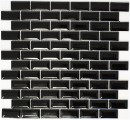 Mozaika EL CASA RETRO BRICK BLACK 30,0x 30,0 GRESOWA