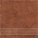 Riva RIV 07 stopnica br�zowy 33x33 natura [CERAMIKA GRES]