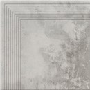 Piatto gris 30x30cm Matowa Stopnice [CERRAD]