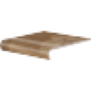 V-shape Piatto terra 30x32cm Matowa Stopnice [CERRAD]