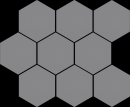 Cambia gris lappato heksagon 27,53x33,4cm Lappato Mozaika [CERRAD]
