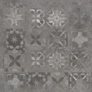 Softcement graphite patchwork 59,7x59,7cm Matowa Dekor, Matowa [CERRAD]