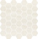 BANTU CREAM HEKSAGON SMALL MOSAIC GLOSSY 29x29,7 beowy WD598-003 [CERSANIT]