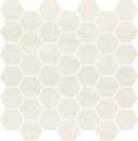 BANTU CREAM HEKSAGON SMALL MOSAIC GLOSSY 29x29,7 be�owy WD598-003 [CERSANIT]
