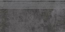 MORENCI GRAPHITE STEPTREAD MATT 29,8x59,8 Br�zy i grafity Strukturalna, Mat ND1139-014 [CERSANIT]