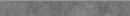 MORENCI GREY SKIRTING MATT 7,2x59,8 Szara Strukturalna, Mat ND1139-018 [CERSANIT]
