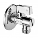 Zaw�r k�towy kulowy 1/2\" - 3/8\" - w kartoniku chrom VFA_B62K [DEANTE]