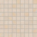 Mozaika cienna Woodbrille beige 300 x 300 Poysk [DOMINO]