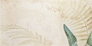 Obraz gresowy - dekoracja cienna dedykowana do kolekcji podogowej Element 4 Alabaster Shine leaves A 1198 x 598 Mat [DOMINO]