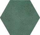 Pytki cienne Burano green hex 125 x 110 Mat [DOMINO]
