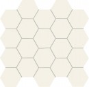 Mozaika �cienna All in white / white 306 x 282 Mat [DOMINO]