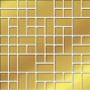 Gold glass mosaic 25x25 [Ceramika BIANCA]