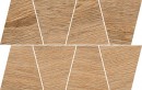 Rustic Light Brown Mosaic Trapeze Matt Rect brzowy 19 x 30,6 struktura	matowa	OD498-079 [OPOCZNO]