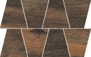 Rustic Mocca Mosaic Trapeze Matt Rect brzowy 19 x 30,6 struktura	matowa	OD498-085 [OPOCZNO]