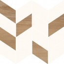 LOVE YOU WHITE HALF MOSAIC SATIN bia�y 29 x 29 ND1034-001 [OPOCZNO]