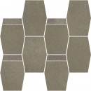 Naturstone Umbra Mozaika Cięta Hexagon Mix 28,6x23,3 Szary [PARADYŻ]